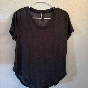 Black Relaxed Short Sleeve Tee
